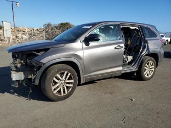  Salvage Toyota Highlander