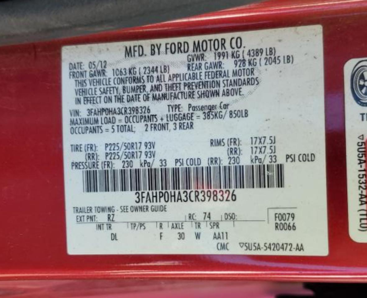 Ford Fusion Se Image 2