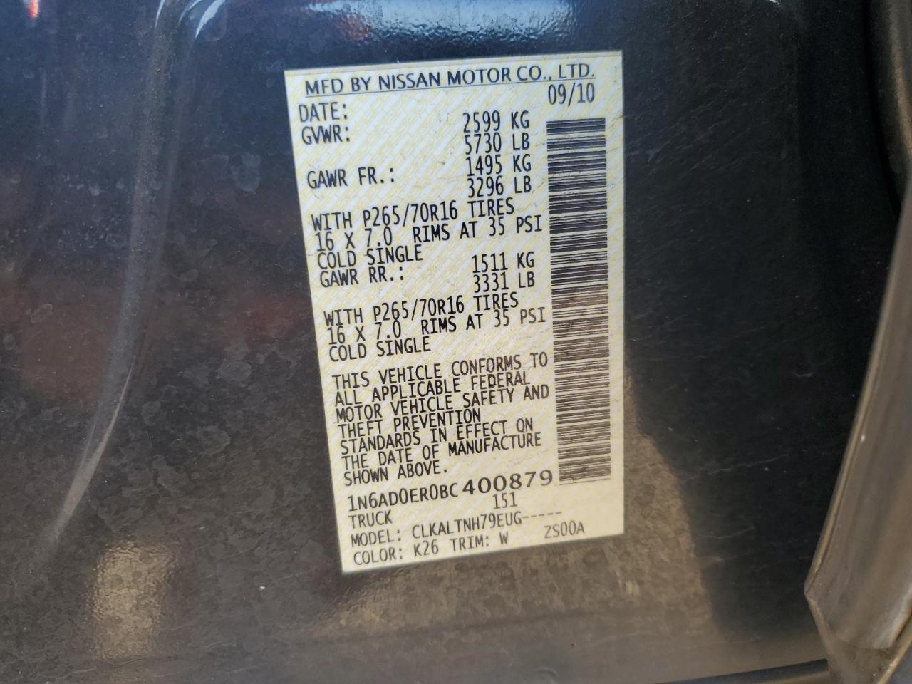 Nissan Frontier S Image 7