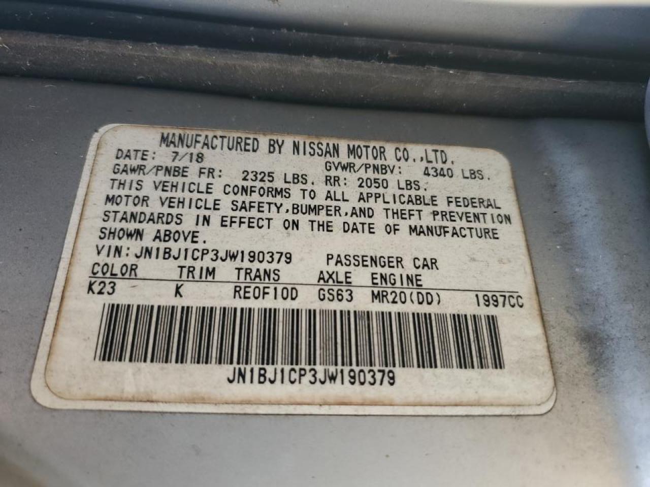 Nissan Rogue S Image 8