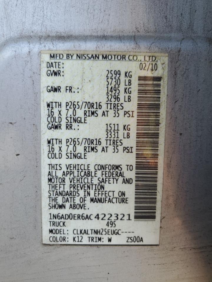 Nissan Frontier Crew Cab Se Image 11