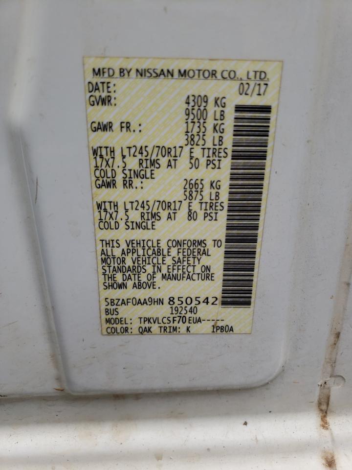 Nissan Nv 3500 S Image 8