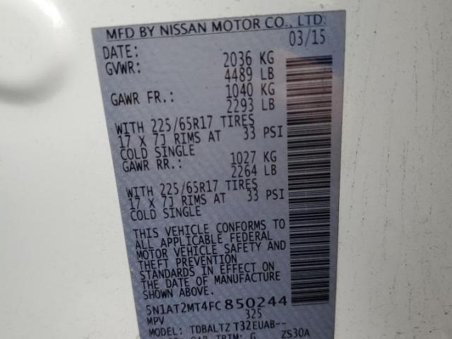 Nissan Rogue S Image 7