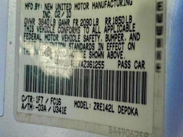 Toyota Corolla Base Image 9