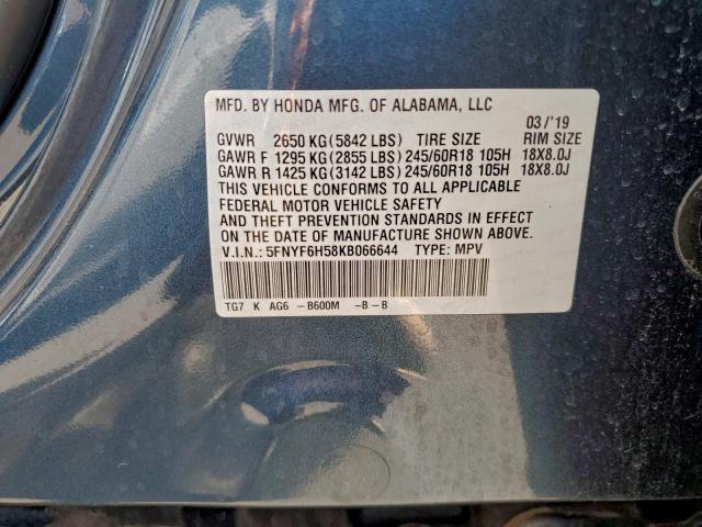 Honda Pilot Exl Image 13