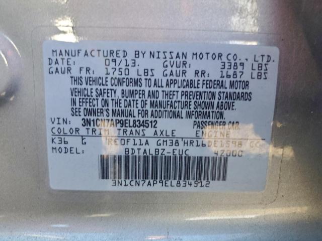 Nissan Versa S Image 10