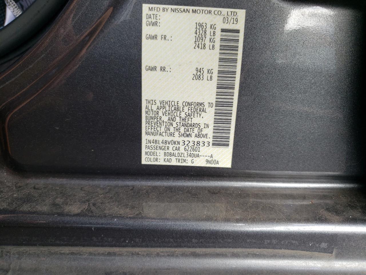 Nissan Altima S Image 10