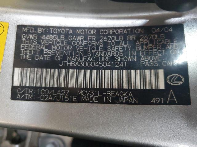 Lexus Es 330 Image 9