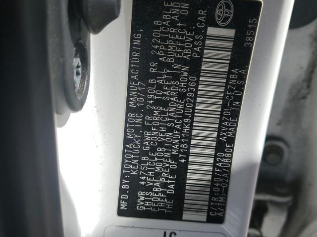 Toyota Camry L Image 8