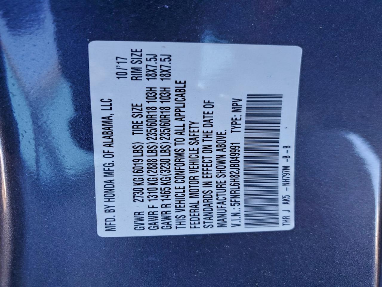 Honda Odyssey Touring Image 12