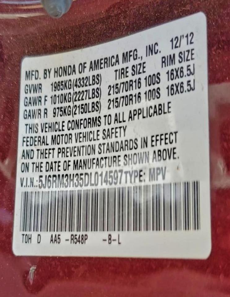 Honda Crv Lx Image 9