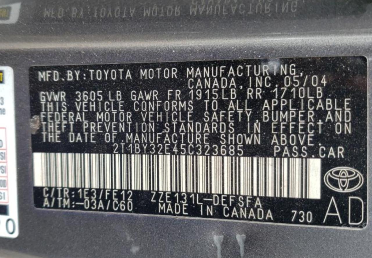 Toyota Corolla Xrs Image 10