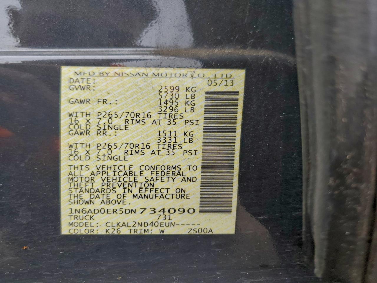 Nissan Frontier S Image 12