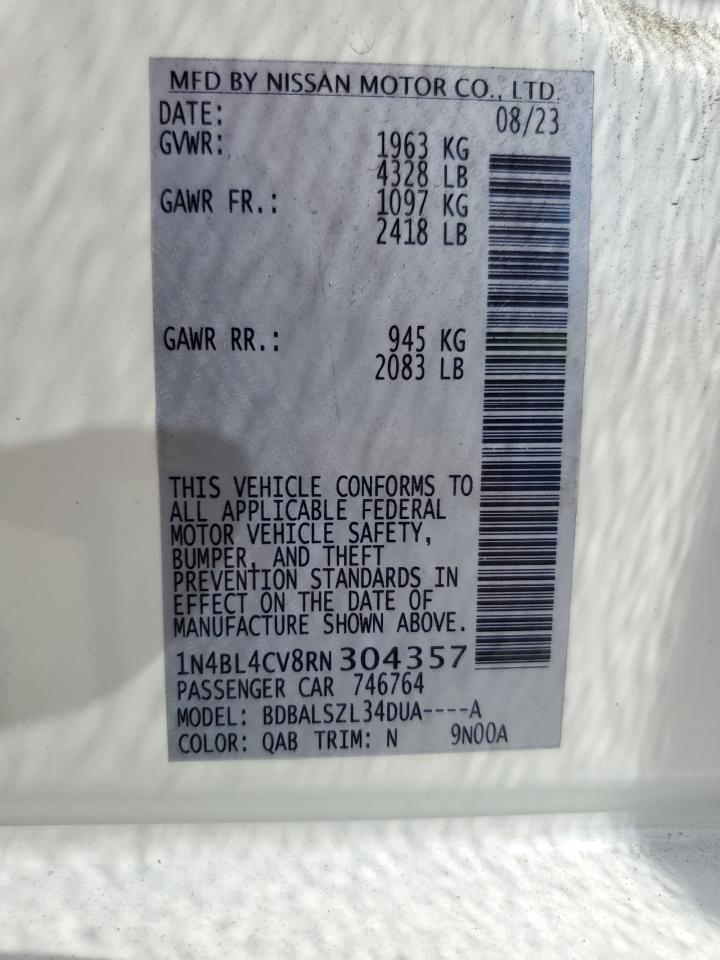 Nissan Altima Sr Image 8