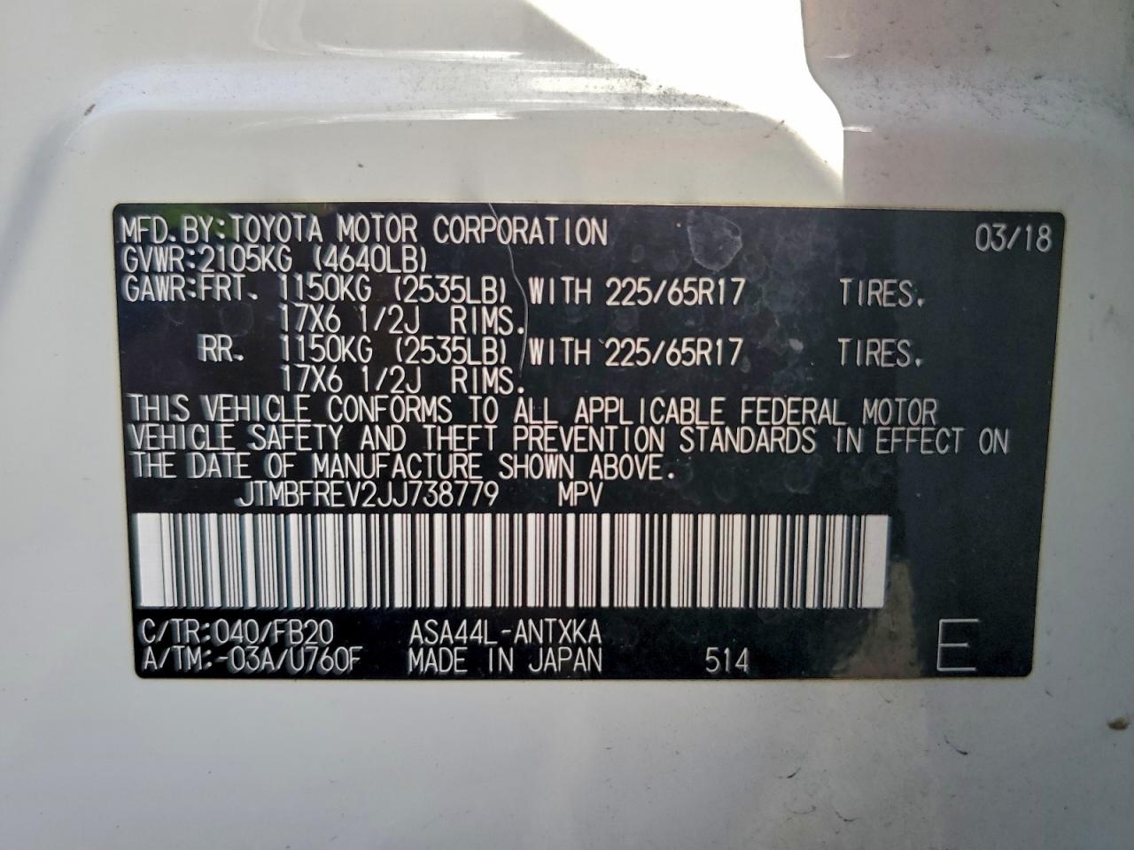 Toyota RAV4 Le Image 13